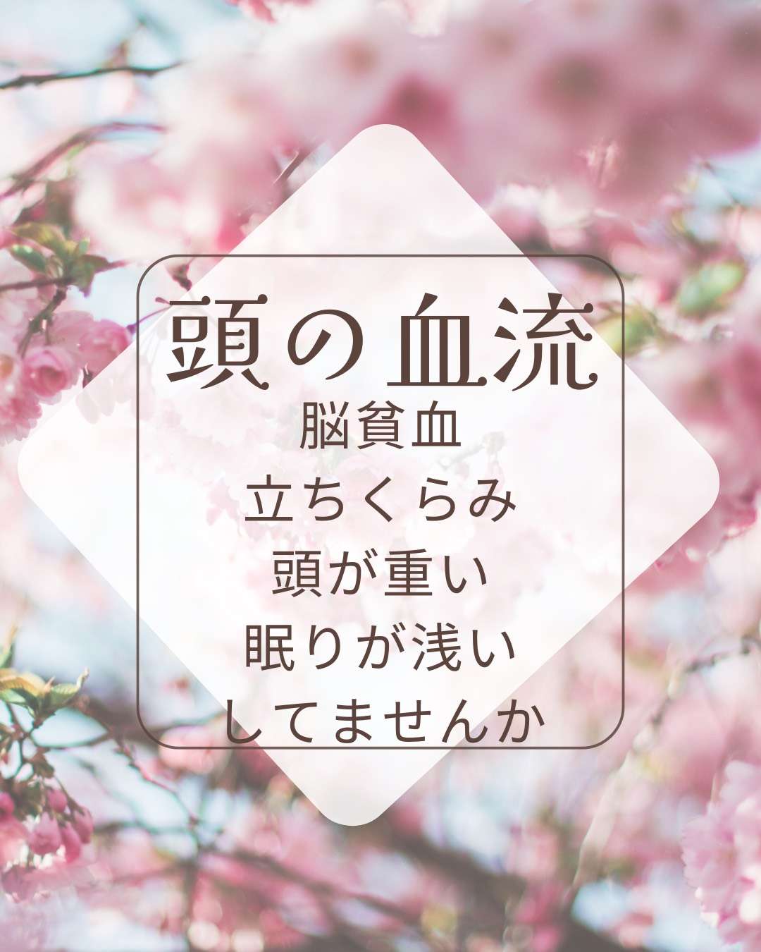 首凝りから頭の血流に影響ストレッチピラティ
